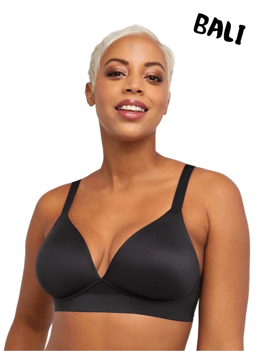 Bali Wireless Seamless Perfect T-Shirt Bra - EUC